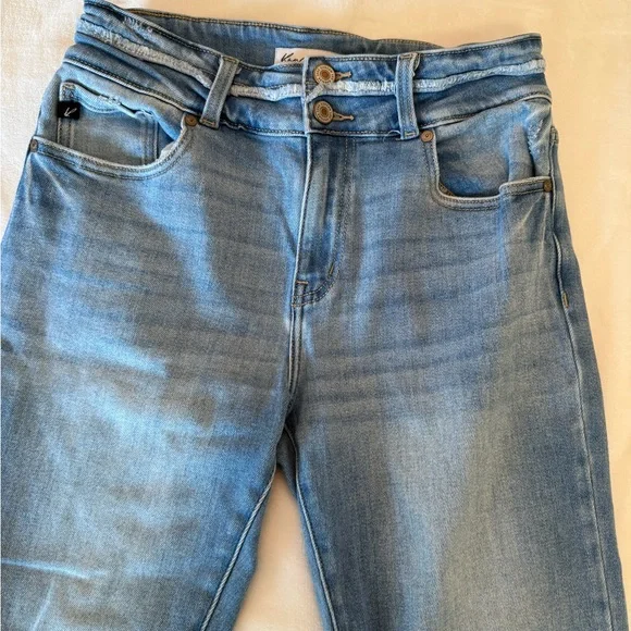 KanCan Frayed Hem Blue Jeans - Picture 4 of 7